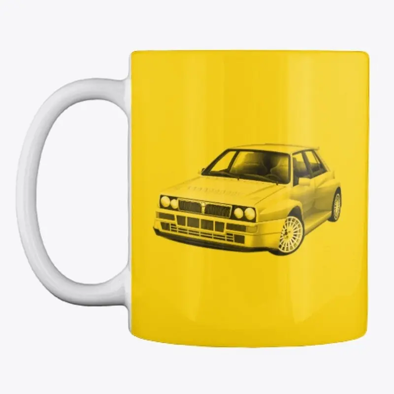 Lancia Delta Evo Yellow