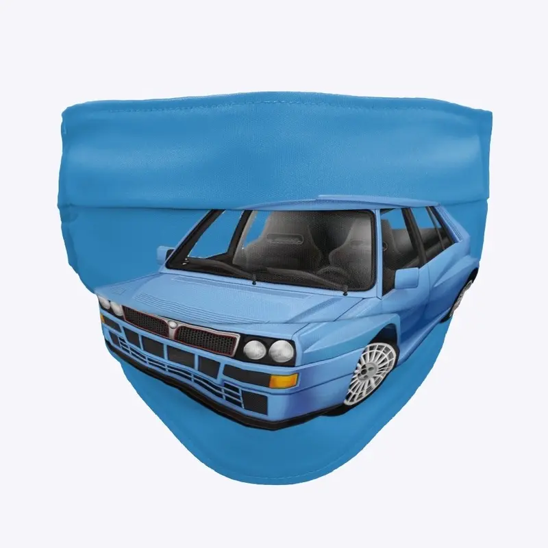 Lancia Delta Evo Cartoon Azzurra